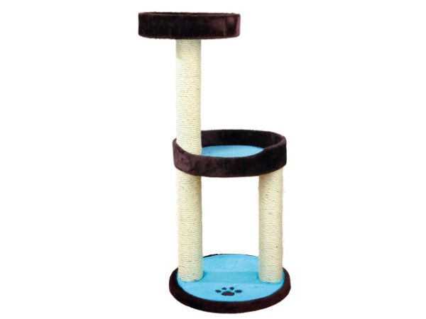 Trixie Ansamblu De Joaca, Lugo, 45 cm/ h: 103 cm, Maro/Turcoaz