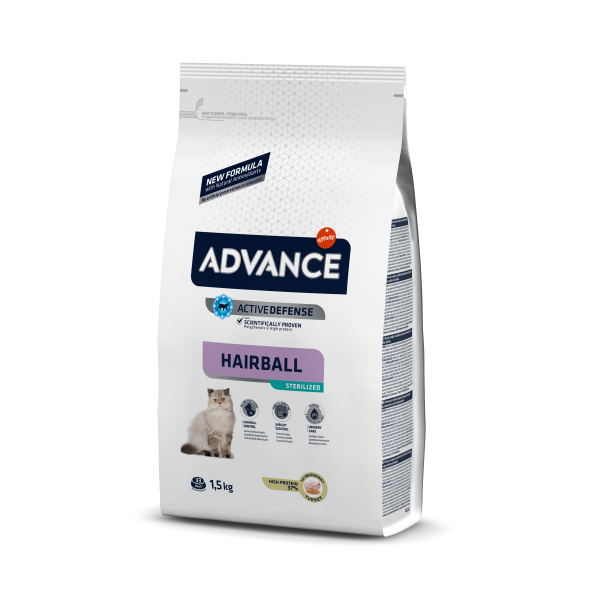 Advance Pisică Adultă Sterilizată Hairball 1.5 kg Advance Pisică Adultă Sterilizată Hairball 1.5 kg