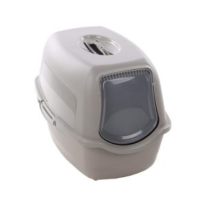 Litiera pentru pisici FLAMINGO Lexie L grey 39x56x39.5(h)cm