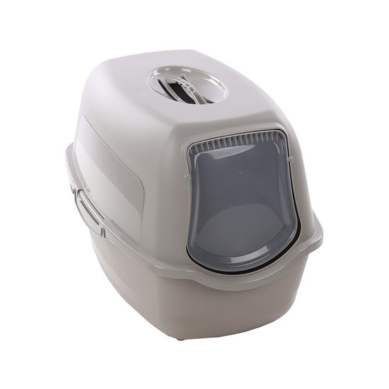 Litiera pentru pisici FLAMINGO Lexie L grey 39x56x39.5(h)cm