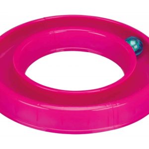 Trixie Jucarie Pentru Pisici Circuit Cu Minge 65x31cm Roz