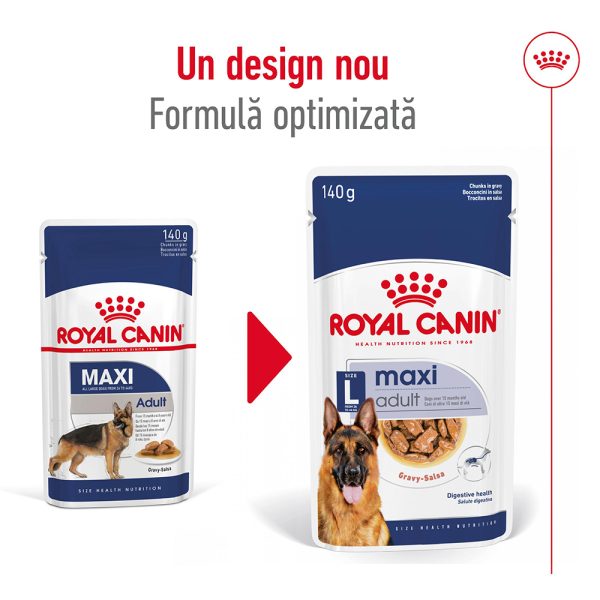 Royal Canin Maxi Adult hrana umeda caine (in sos), 10 x 140 g 6 Royal Canin Maxi Adult hrana umeda caine (in sos), 10 x 140 g