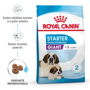 Royal Canin Giant Starter Mother & Babydog, mama si puiul, hrana uscata caine, 15 kg