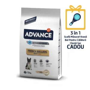 Advance Câine Bulldog Francez cu Rață și orez 7.5 kg