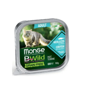 Monge BWild Pate Cat Hrana umeda super-premium Cod 100g