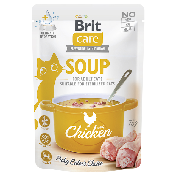 Brit Care Cat Soup with Chicken 75 g