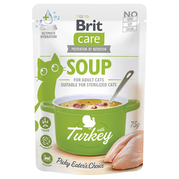 Brit Care Cat Soup with Turkey 75 g