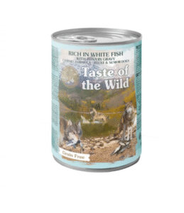 Taste of the Wild Dog Conserva cu Peste Alb si Bucati de Ton in Sos 390 Gr