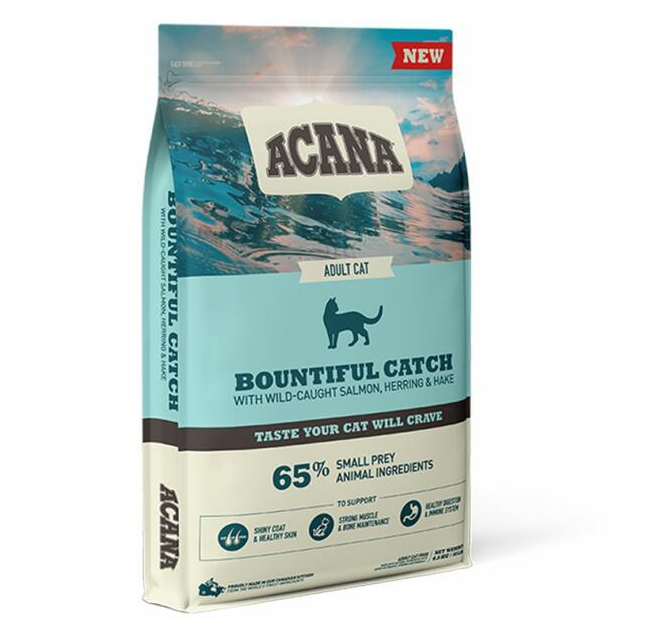 Hrana uscata pisici ACANA Cat Bountiful Catch 4.5 kg