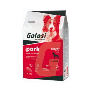 Hrana uscata premium pentru caini adulti GOLOSI energy all breeds cu porc 12kg