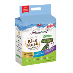 Signature7 Asternut Igienic Green Tea Rice Husk 7 L