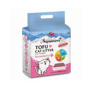 Signature7 Asternut Igienic Tofu pentru Pisici cu Aroma de Capsuni 7 L