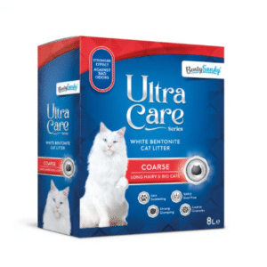 Asternut Igienic Ultra Care Coarse Pisici Par lung si Pisici Mari 8l