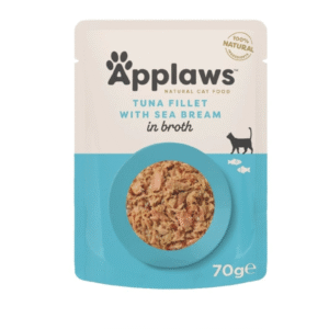 Hrana umeda pentru pisici APPLAWS File Ton și Dorada în sos 70g