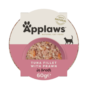 Hrana umeda pentru pisici APPLAWS BOL Ton și Creveti în sos 60g