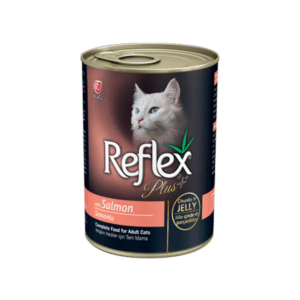 Mancare umeda pisici Reflex Plus Cat Somon in jeleu 400g