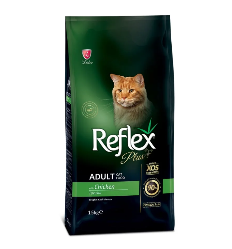 Hrana uscata pisici Reflex Plus Adult Cat Pui 15 kg