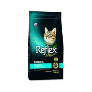 Hrana uscata pisici Reflex Plus Adult sterilizat cu somon 8 kg