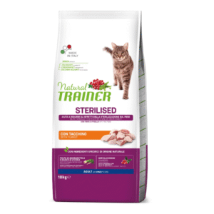 Hrana uscata pisica sterilizat NATURAL TRAINER cu Prosciutto Crudo 1.5 kg