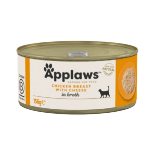 Hrana umeda pentru pisici APPLAWS cu piept de pui si branza 156g