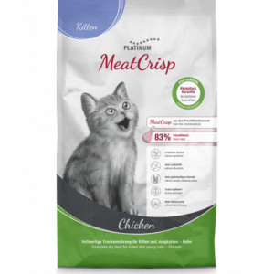 Hrana uscata pentru pisica PLATINUM MeatCrisp junior cu pui 1.5 kg