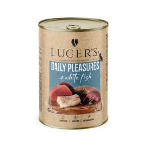 Hrana umeda pentru pisici LUGER'S adult cu peste alb 400g