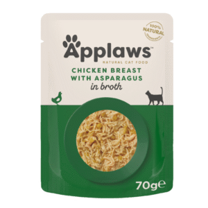 Hrana umeda pentru pisici APPLAWS piept de pui si sparanghel în sos 70g