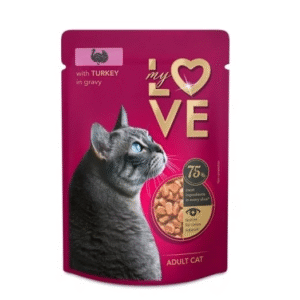 Hrana umeda pisici My love cu curcan 85g