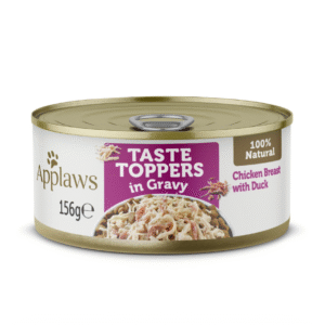 Hrana umeda pentru caini APPLAWS pui si rata in sos 156 g