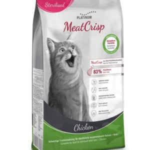 Hrana uscata pentru pisica PLATINUM sterilizat MeatCrisp Adult cu pui 1.5 kg