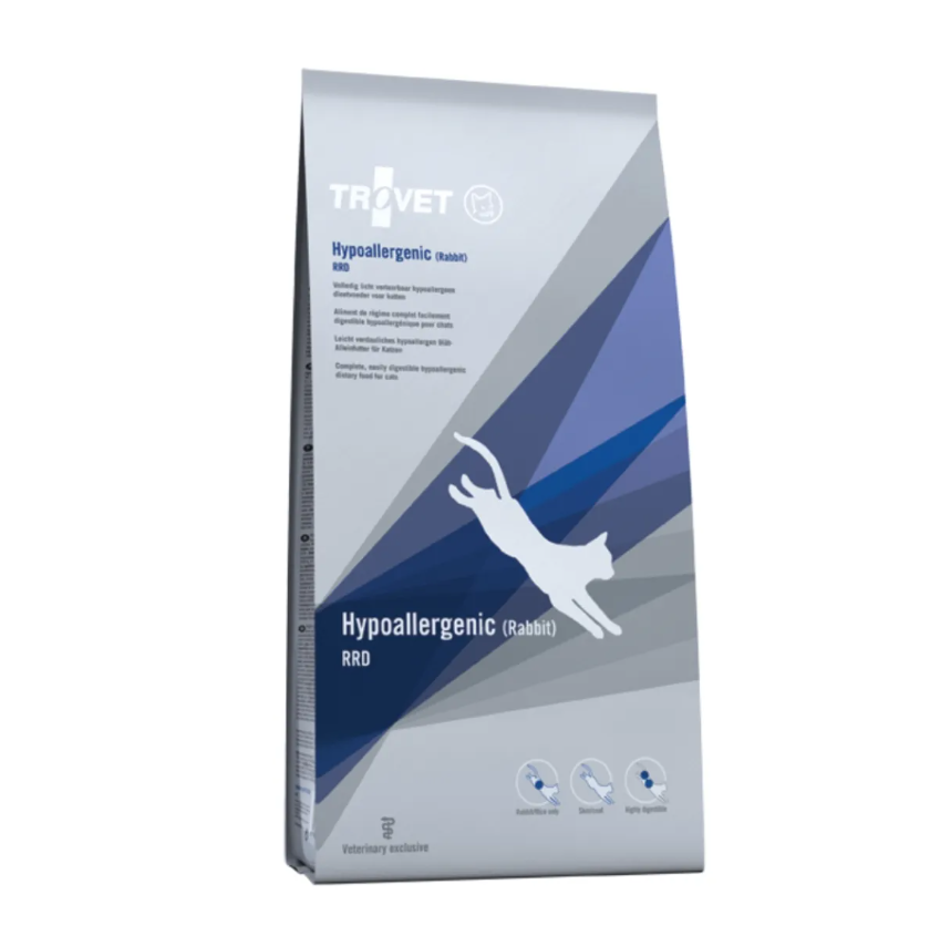 Hrana uscata pentru pisica TROVET Hypoallergenic cu iepure 3 kg