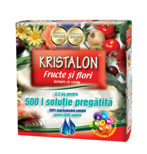 0.5 kg Îngrasamant Kristalon Fruct si floare 0.5 kg Îngrasamant Kristalon Fruct si floare