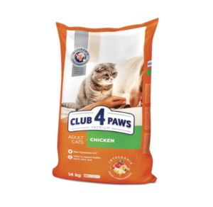 Hrana uscata pisici Club 4 Paws cu pui 14 kg