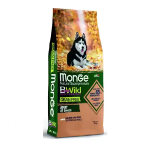 Monge BWild Dog Adult Crunks All Breeds Somon si Mazare 12kg