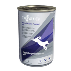 400g conserva hypoallergenica TROVET caine adult cu caprioara