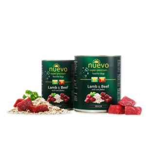 400g conserva NUEVO caine senior cu miel si vita