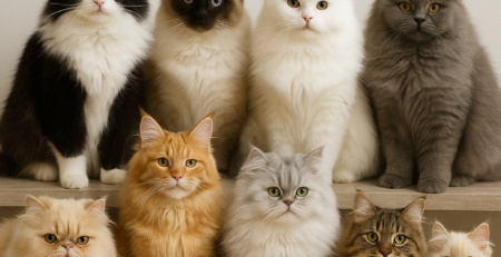 rase de pisici pufoase