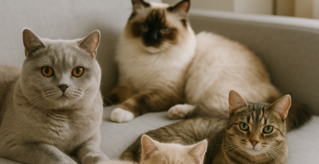 rase pisici blânde pentru apartament